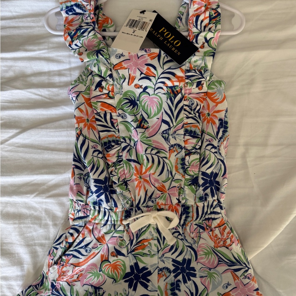 Ralph Lauren Floral Kids One Piece - Multicolor